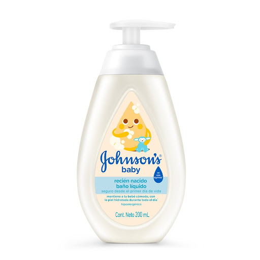Baño Líquido Johnson’s Recién Nacido Botella x 200 ml