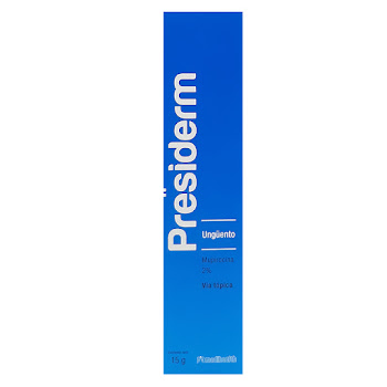 Presiderm Ungüento Mupirocina 2% Megalabs Tubo x 15 gr  