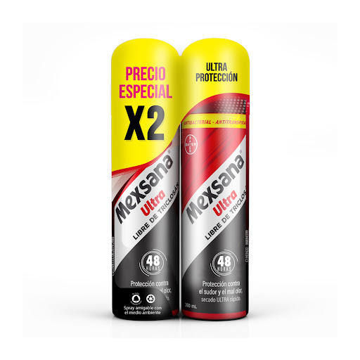 Desodorante para Pies Mexsana Ultra 2 Frascos x 260 ml