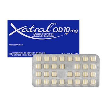 Xatral OD Alfuzosina Clorhidrato 10 mg Sanofi Caja x 30 Comprimidos  