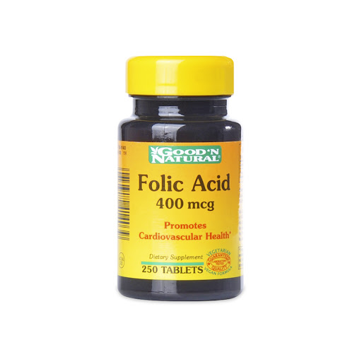 GoodN Natural Ácido Fólico 400 mcg Frasco x 250 Tabletas