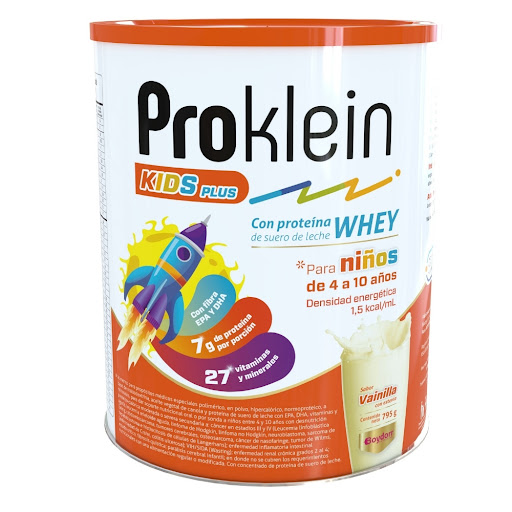 Alimento Nutricional Proklein Para Niños De 4 a 10 Años Sabor Vainilla x 795 g