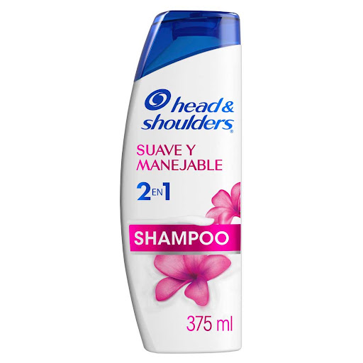 Shampoo Control Caspa Head Shoulders Suave y Manejable 2 en 1 Botella x 375 ml
