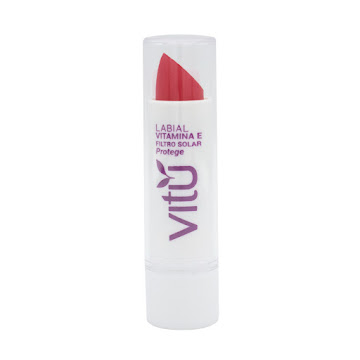 Labial Vitú Vitamina E Filtro Solar Escarlata 4 x 2 gr  