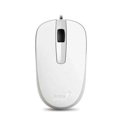 Mouse Alámbrico Genius Con Conexión USB Y Diseño Ergonómico Blanco GENIUS Caja de carton x 1 Und El Mouse Alámbrico Genius Con Conexión USB Y Diseño Ergonómico Blanco está diseñado para ofrecer una experiencia superior en cada uso. Fabricado con materiales resistentes, combina rendimiento, durabi