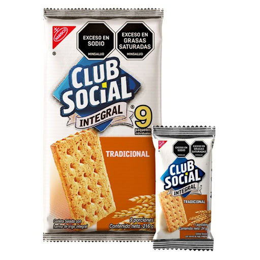 Galleta Club Social   Integral Paquete x 9 und