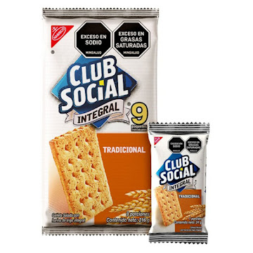 Galleta Club Social   Integral Paquete x 9 und  