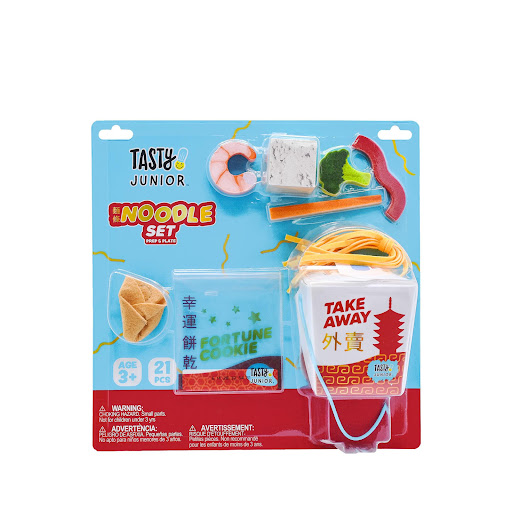Set Pasta Noodle Juego de Cocina Tasty Tasty Caja x 1 ĦExplora el mundo culinario con el Set Pasta Noodle de Tasty! Diseñado para mini chefs creativos, este emocionante juego de cocina permite a los niños preparar su propia pasta casera. Con una variedad
