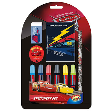 Solo Online Juguete De Manualidades   Cars Set Escolar De Regalo3 10 Piezas 