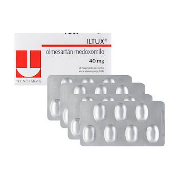 Iltux Olmsesartán Medoxomilo 40 mg Tecnofarma Caja x 28 Comprimidos  