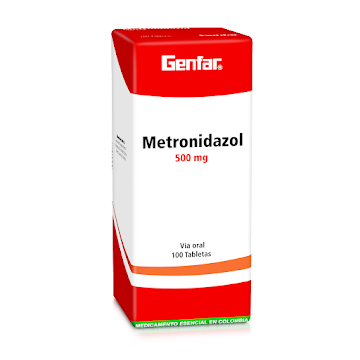 Metronidazol 500 mg Genfar Caja x 100 Tabletas  