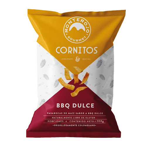 Cornitos Bbq Dulce Monterojo Bolsa x 200 gr