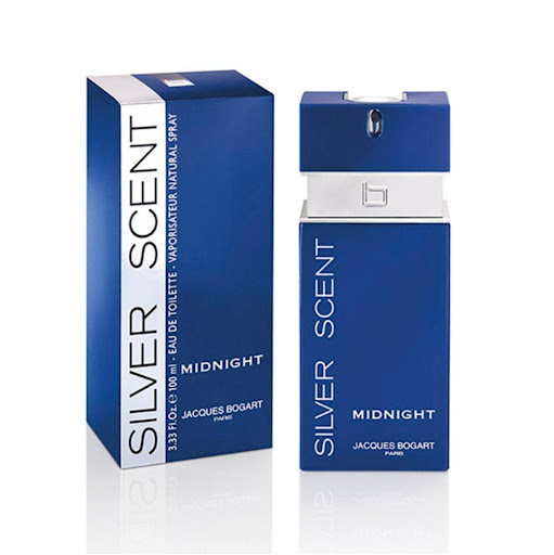 SILVER SCENT MIDNIGHT 100 ML JACQUES BOGART 100 ml x 1 Silver Scent Midnight es una fragancia seductora con una estela inolvidable. Sus notas principales incluyen pomelo, salvia rusa, cardamomo, artemisia, naranja, nuez moscada, azahar, madera de cedro, h