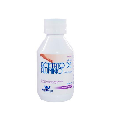 Acetato De Aluminio Genfar P.H 4.5 Loción Frasco x 120 ml  