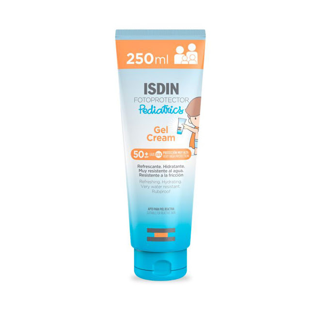 Protector Solar Isdin Gel Cream Spf 50 Empaque x 250 ml   