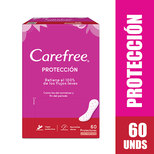 Protectores Carefree Protección x 60 und