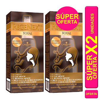 Oferta Tratamiento   Capilar Regenext Total L'Avanté X 2uni De 120gr C/U 