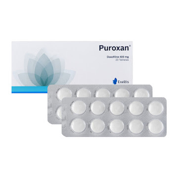 Puroxan Doxofilina 400 mg Exeltis Caja x 20 Tabletas  