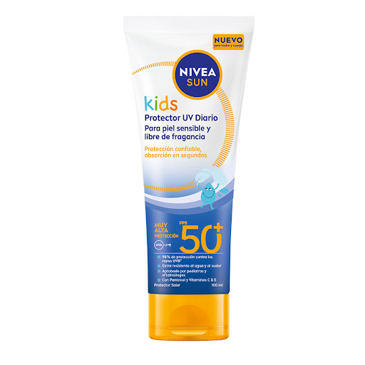 Protector Solar Nivea Diario Para Niños Spf 50 Tubo x 100 ml
