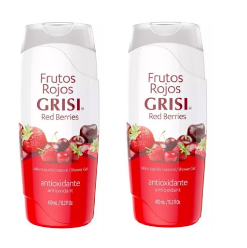 Jabón Liquido Corporal Frutos Rojos 450ml  X 2 - Grisi Grisi NSOC03073-20CO-NSOC03439-20CO x 2 Und El Shower Gel Corporal  450ml Grisi. es ideal para el cuidado de la piel de toda la familia.
Su formula  ayuda a proteger la piel, dejándola suave humectada y con un agradable aroma.
Siente el benefic