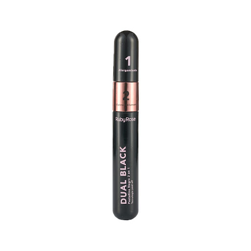 Pestañina Ruby Rose Duo Negra Tubo x 5,3 ml