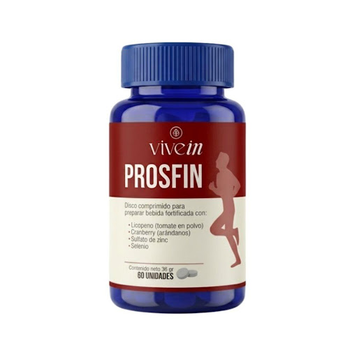 PROSFIN x 60 DISCOS Licopeno, Cranberry, Sulfato de zinc y Selenio  Vivein Frasco x 60 discos x 60 discos undefined
