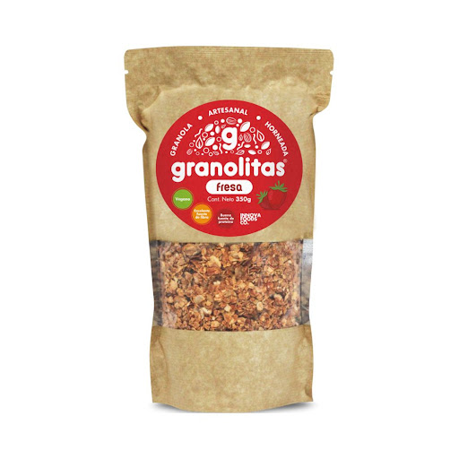 Granola Artesanal   Granolitas Fresa Paquete X 350 Gr