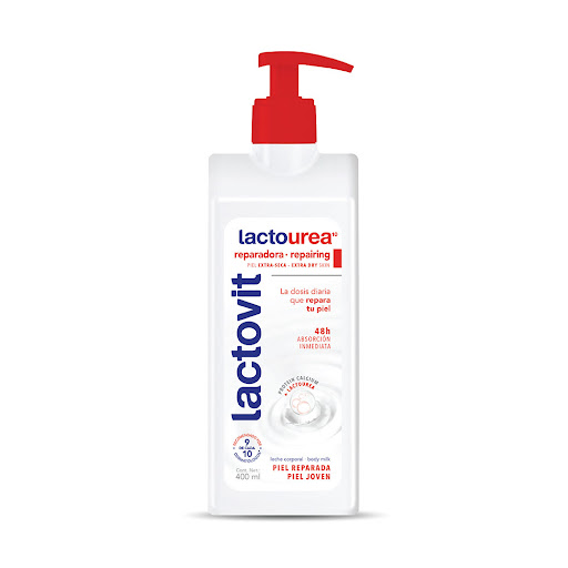 Crema Lactovit Lactourea Reparadora Repairing Leche Corporal x 400 ml