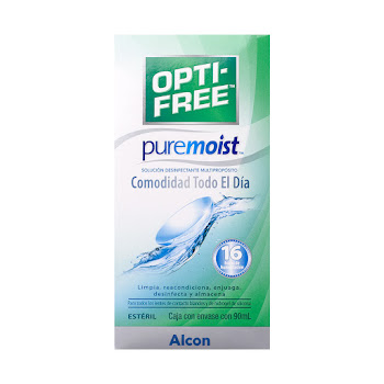 Optifree Puremoist Solución para lentes  Frasco x 90 ml  