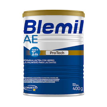Formula Láctea Blemil Ae Protech Con Hierro Y Palmitato Para Lactantes Lata x 400 gr  