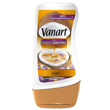 Acondicionador Capilar Vanart Liso Coco Keratina x 600 ml  