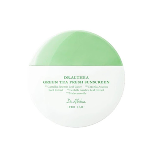 Dr. Althea Green Tea Fresh Sunscreen - Protector Solar Pieles Grasas x 45ml Dr. Althea Caja individual con envase de 45 ml x 1
