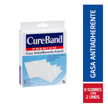 Gasa Cure Band Premium Caja x 18 und  