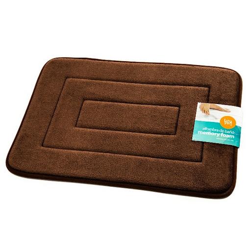 Alfombra Ba¤o 43X61 Cm Memory Foam Marron Uruyen Bolsa x 1 Fabricado en Microfibra de PoliesterRelleno Poliuretano, Fondo de CauchoSuperabsorbenteAntiresbalanteSeca dos veces m s r pido que cualquier otra alfombra de ba¤o.