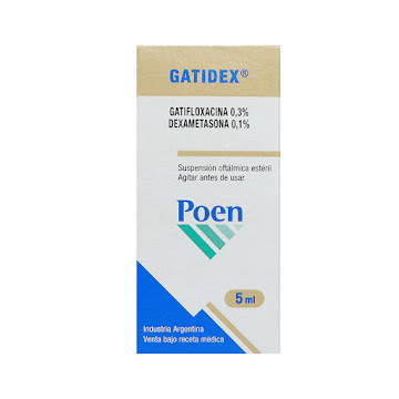 GATIDEX 0.3%/0.1% SUSP OFTAL FRASCO X5ML ALLERGAN GATIFLOXACINA DEXAME  