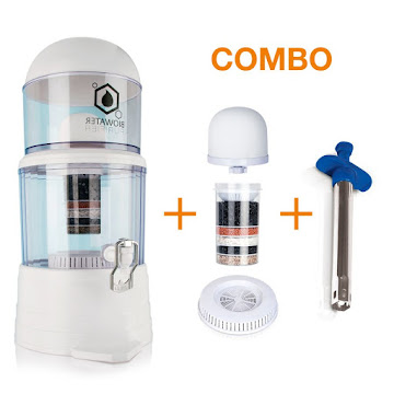 Solo Online Combo: Purificador De   Agua Biowater Chef Master + Kit De 3 Repuestos + Encendedor De Impacto 