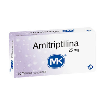 Amitriptilina MK 25 mg Caja x 30 Tabletas  