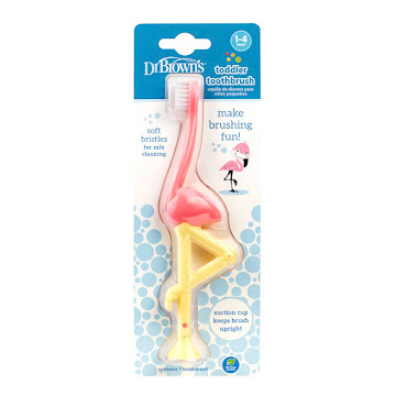 Cepillo De Dientes   Drbrown'S 1-4 Años Flamingo X 1 Unidad 
