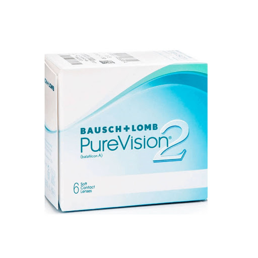 Lentes De Contacto Purevision 2 Reemplazo Mensual Caja x 6 und  