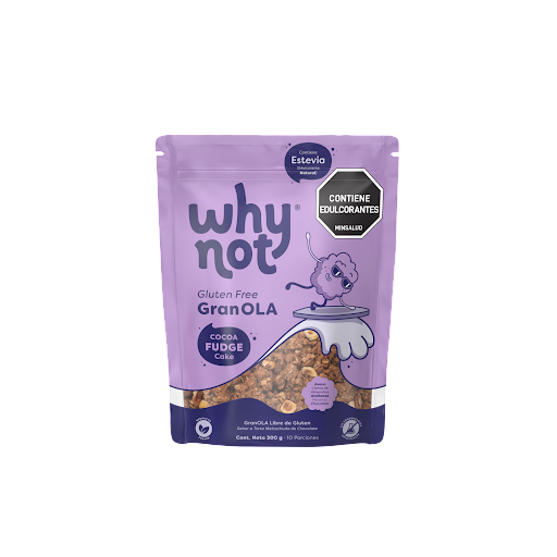 Granola Why Not Cocoa   Fudge Cake Bolsa x 300 g