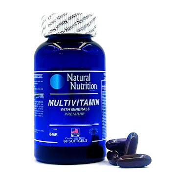 Multivitamin With Minerals Premium Natural Nutrition Frasco x 60 Cápsulas  